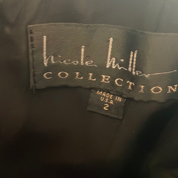 Nicole Miller Collection. Classic satin corset sweetheart style formal midi - Picture 5 of 6